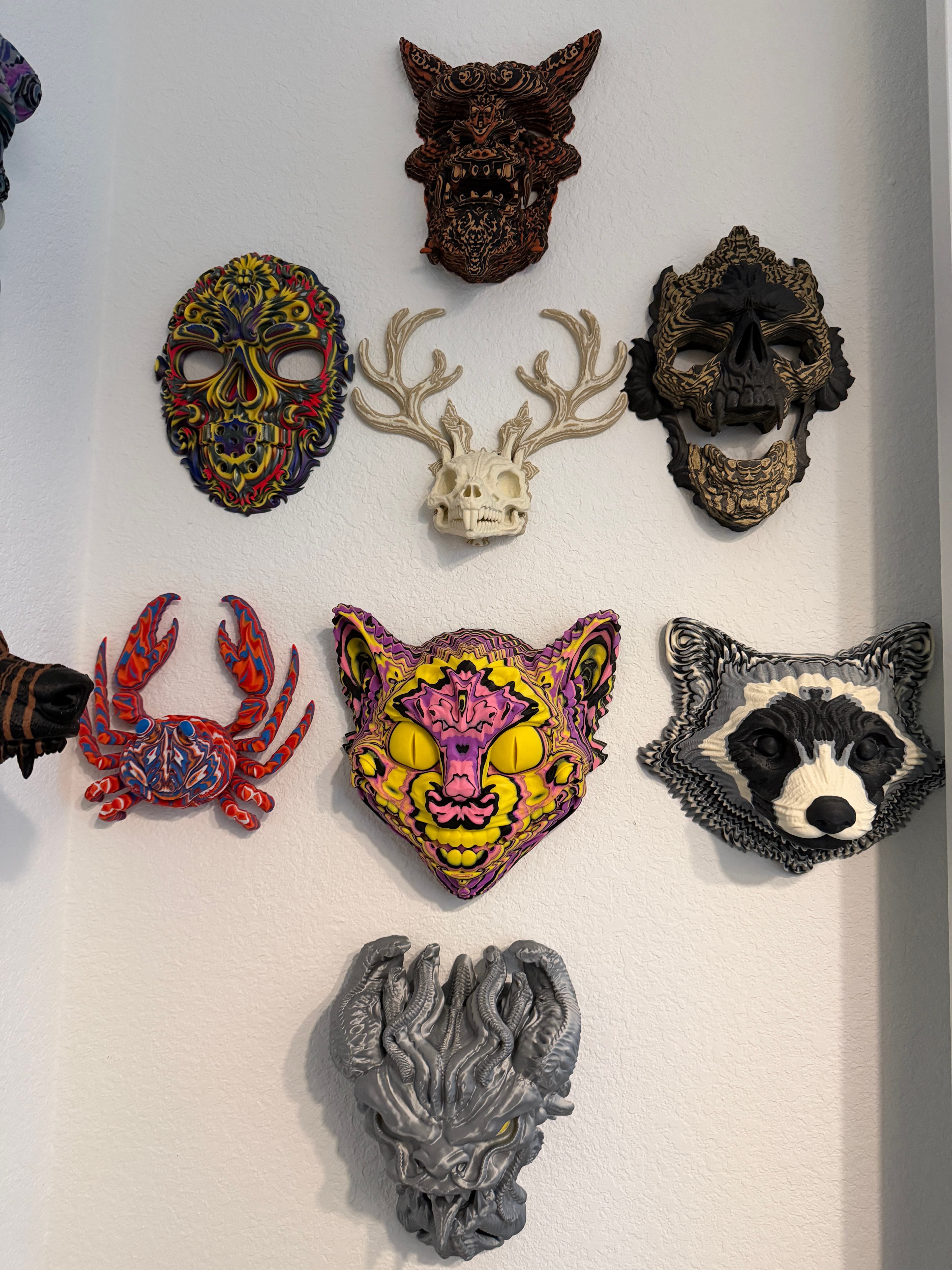 Detailed skull print