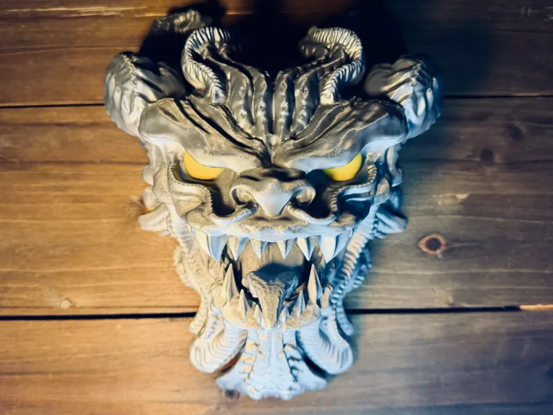 Biomech Foo Dog Sentinel – Wall-Mounted Guardian