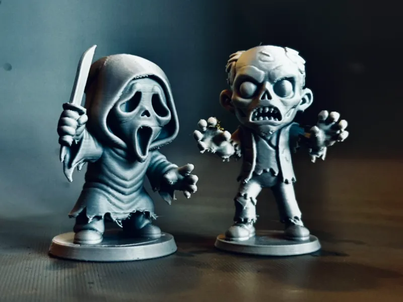 Mini Monsters chess set - Chibi horror edition