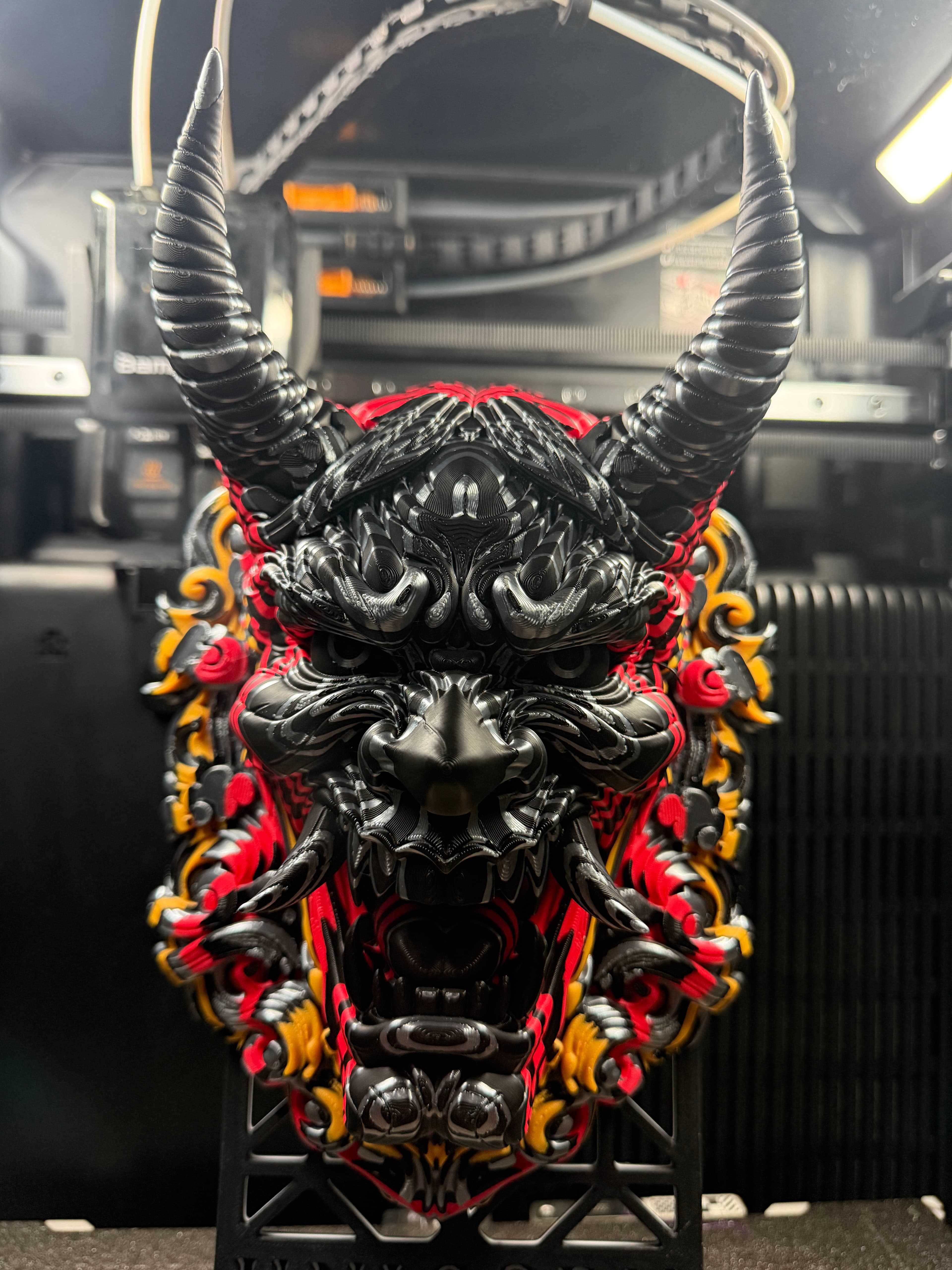 ColorStacked 3D print — The VoidRage Mask