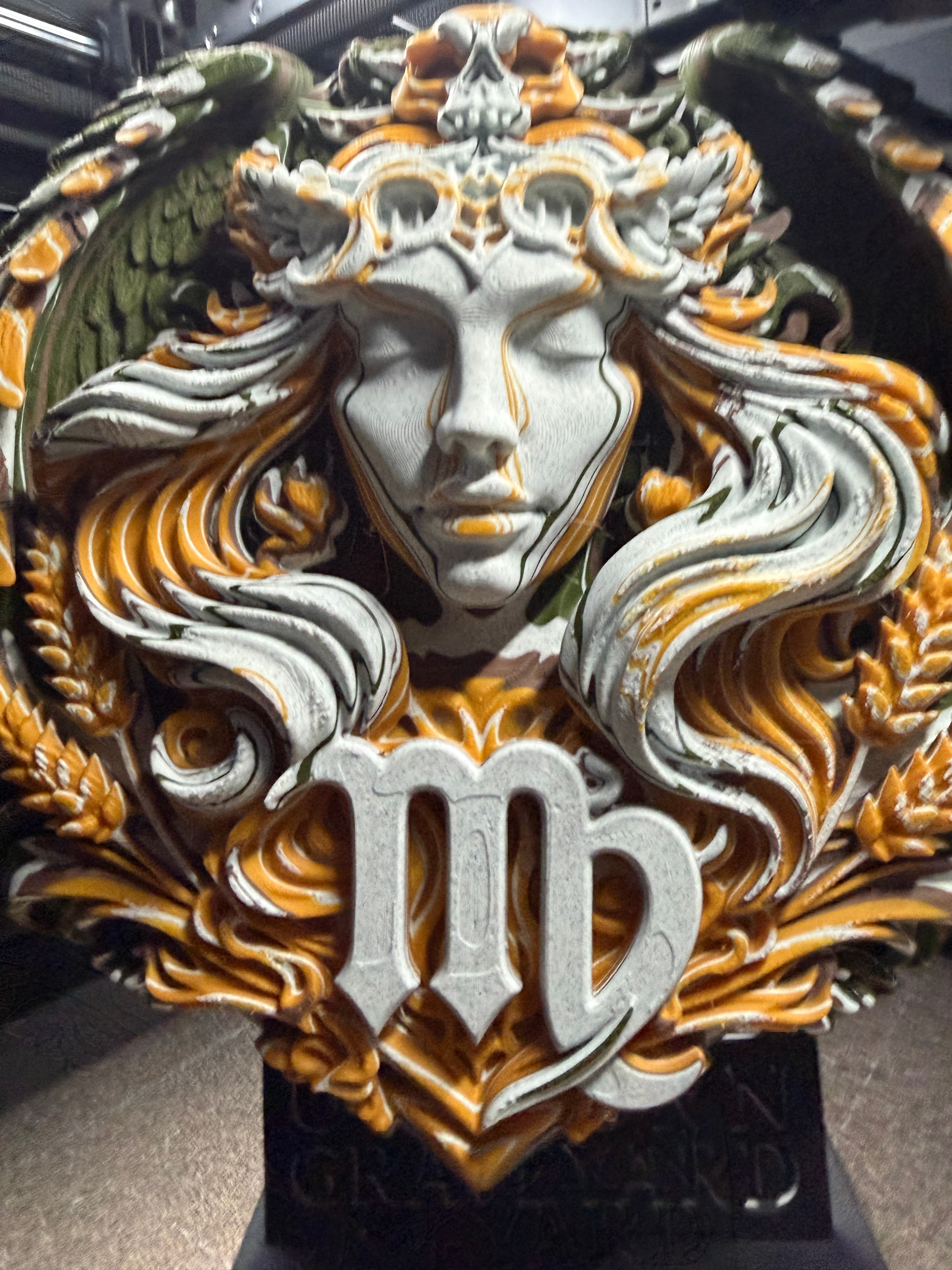 ColorStacked 3D print — Virgo