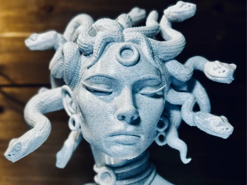 Medusa Bust - HD Marble