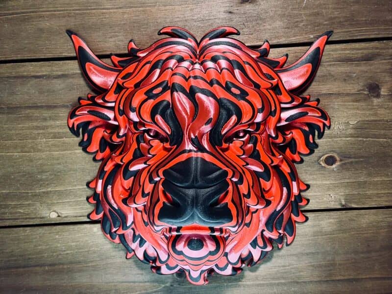 The Infernal Highlander Colorstacked Highland Cow