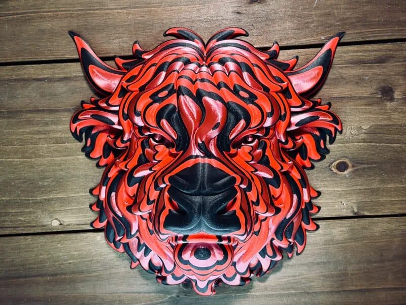 The Infernal Highlander Colorstacked Highland Cow