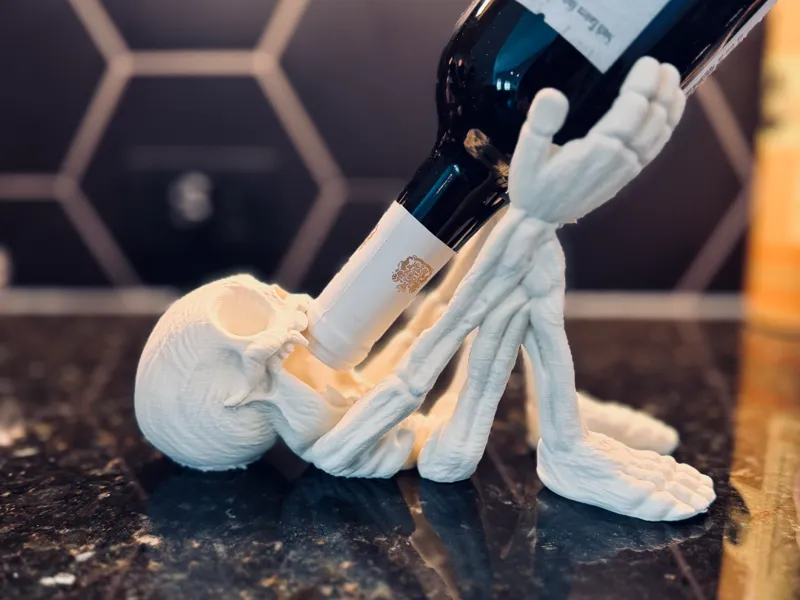 The Eternal Pour - Skeleton wine holder