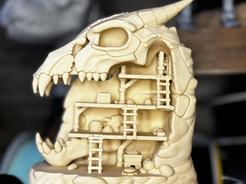 Skullforge Hollow - The Horned Maw Mine Diorama