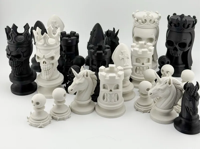 Unicorn Graveyard OG Chess set